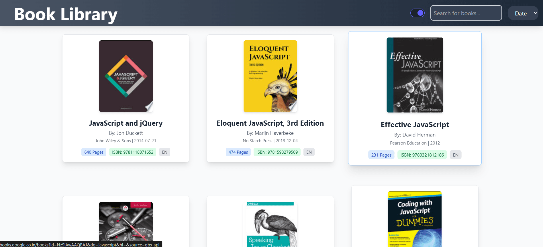 Book Library preview